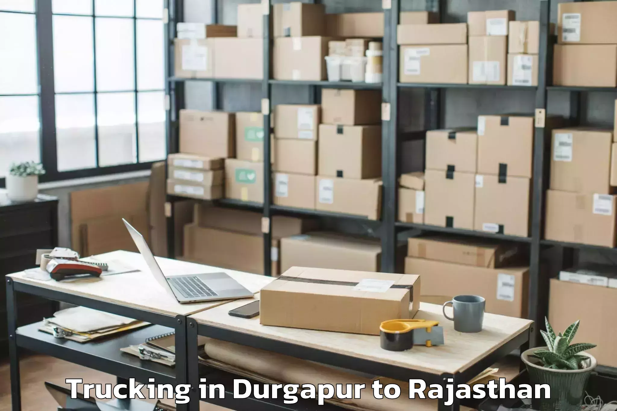 Book Durgapur to Kekri Trucking Online